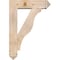 Ekena Millwork Funston Arts and Crafts Smooth Bracket w/ Offset Brace, Douglas Fir, 7 1/2"W x 28"D x 40"H BKT0806X28X40FST03SDF - alternate 2
